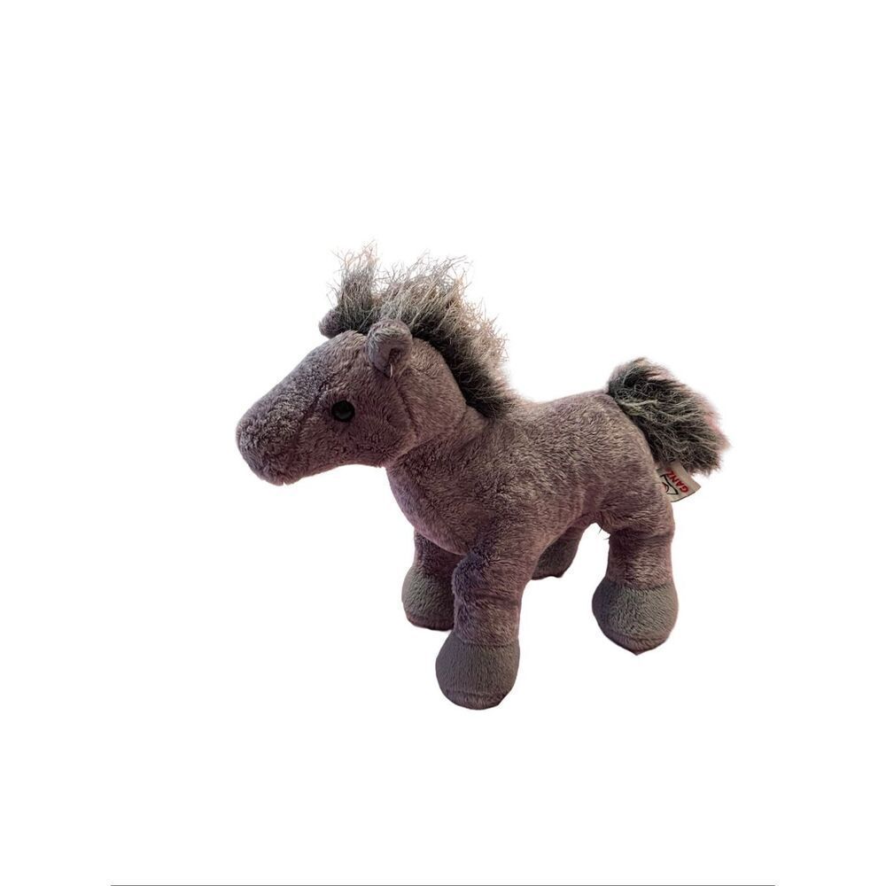 GANZ Webkinz Gray Arabian Horse Plush Stuffed Animal Toy 9"